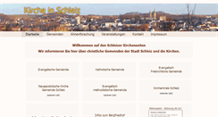 Desktop Screenshot of kirche-in-schleiz.de